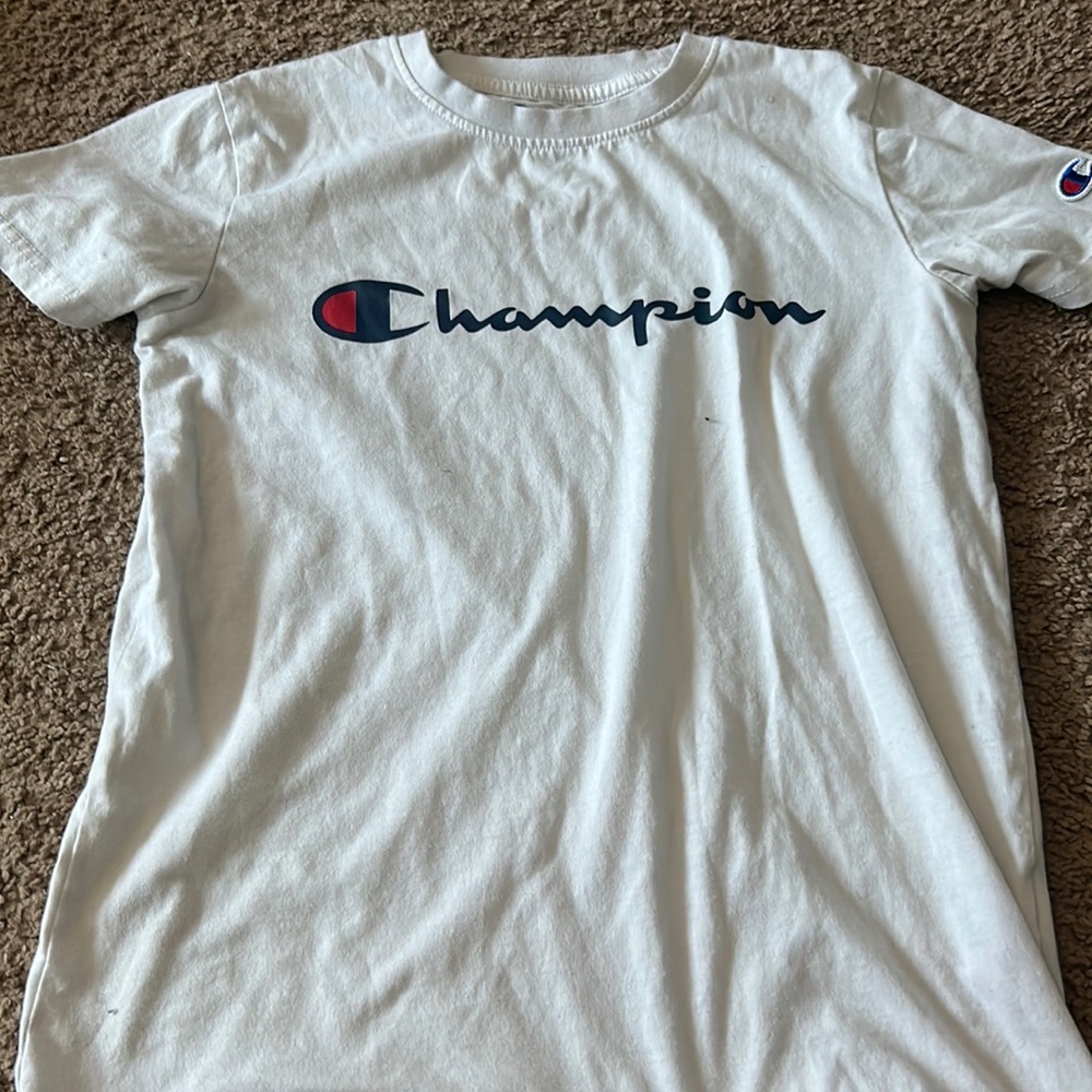 White champion shirt